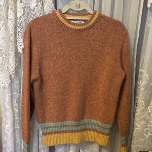 Vintage Robert Bruce Washable Wool Color-block Sweater Young Men’s Sz 18